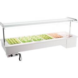 CombiSteel Einbau Bain-marie Mit Schalen 5/1