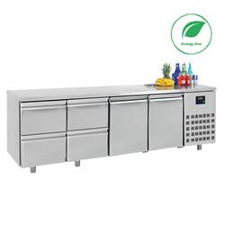CombiSteel 700 Kühltisch 2 Türen 4 Schubladen