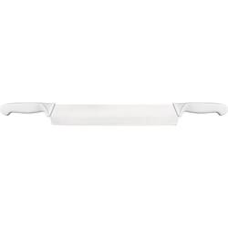 Käsemesser mit zwei Griffen Premium, HACCP, Griff weiß, Edelstahlklinge 36 cm