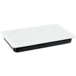Stalgast Gastronormbehälter, Serie STANDARD, Polycarbonat, schwarz, GN 1/1 (65 mm)