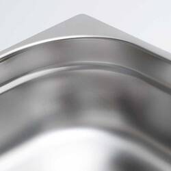 Stalgast Edelstahl Gastronormbehälter Serie BASIC, GN 1/2 (20mm)