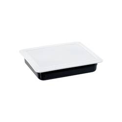 Stalgast Gastronormbehälter, Serie STANDARD, Polycarbonat, schwarz, GN 1/2 (65 mm)