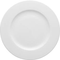 6 kleine Teller aus Porzellan, weiß, Serie Versailles, Ø 240 mm