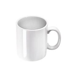 Stalgast 12 Becher mit Henkel, reinweißes Hotelporzellan, Serie Isabell, 300 ml