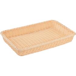 Stalgast Buffetkorb GN 1/1, stabiles Geflecht, Polypropylen, 530 x 325 x 70 mm (BxTxH), passend zu BB1204011