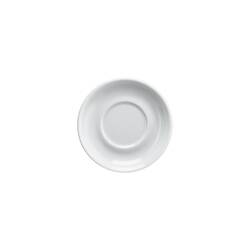 12 Untertassen für Espressotasse von Lubiana, Porzellan, weiß, Serie Kaszub/Hel Ø 120 mm