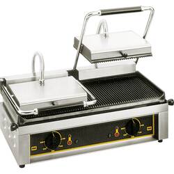 ROLLER GRILL Kontaktgrill doppelt, 4 kW, Abmessung 600 x 385 x 220 mm (BxTxH)