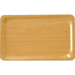Tablett aus laminiertem Schichtstoff GN 1/1, mit rutschhemmender Oberfläche, Farbe Birke
