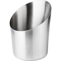 Servier-Becher Edelstahl Ø 88 mm, Höhe 110 mm, satiniert