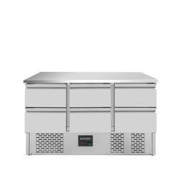 Vaiotec Easyline Kühltisch Mini 700 / 3-fach - mit 6 Schubladen