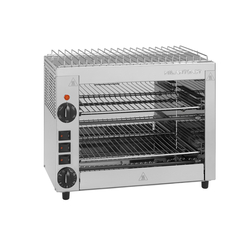 Milantoast Infrarotgrill Toaster und Salamander, Warmhaltefunktion, mit 6 Zangen