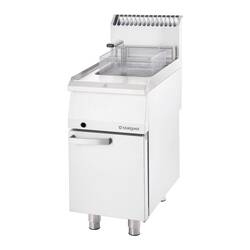 Stalgast Edelstahl Gas-Fritteuse, 17 Liter Einzelbecken, Serie 700 ND