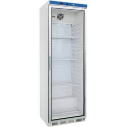 Stalgast weißer Kühlschrank GT66 mit Glastür, 258 Liter
