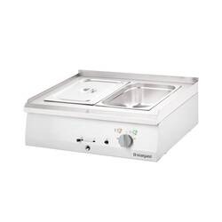 Stalgast Elektro-Bain-Marie, Tischgerät aus Edelstahl, Serie 700 ND, 800 mm