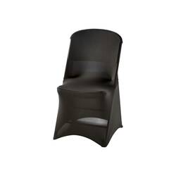 Stalgast Stretchhusse für Buffet-Klappstuhl mit ca. 465 x 530 x 900 mm (BxTxH), schwarz