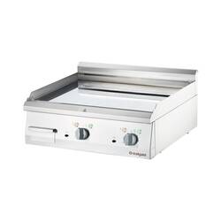 Stalgast verchromte Elektro-Griddleplatte als Tischgerät, 800x700 mm, glatte Grillfläche, Serie 700 ND
