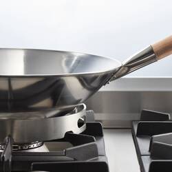 Stalgast Edelstahl Wokaufsatz für Gasherde Serie 700ND