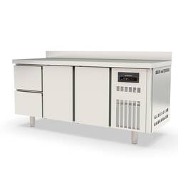Vaiotec Topline Tiefkühltisch 700 / 3-fach GN1/1 mit 2 Schubladen / 2 Türen & Aufkantung