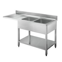 Vaiotec Topline Spülcenter 700 / 2 Becken rechts B:1800
