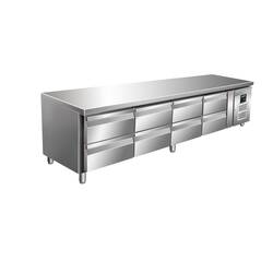 SARO Unterbaukühltisch, 4x2 Schubladen UGN 4180 TN