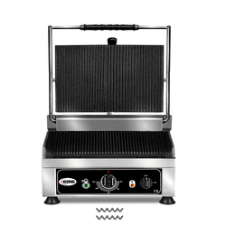 GMG Kontaktgrill KG2745E, gerillt, Grillfläche: Gerillt