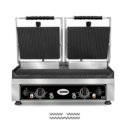 GMG Doppel-Kontaktgrill KG5530DE, gerillt, Variante: KG5530DE