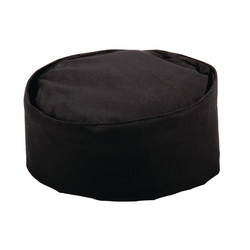 Kochmütze Schwarzes Poly-Baumwolle - L