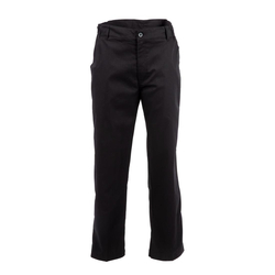 Chef Works Unisex Professional Series Chefkoch-Hose Schwarz Fischgrät S
