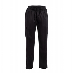Chef Works Unisex Classic Fit Cargo Chefs Trousers Schwarz L