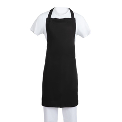 Whites Latzschürze aus Polybaumwolle schwarz XL