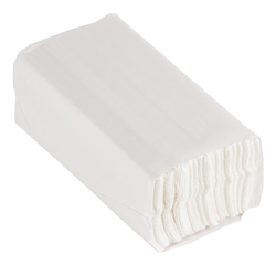 Jantex C-gefaltete Handtücher weiß 2-lagig 15er Pack (157 Stück)