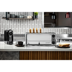 Rowlett Esprit 6 Slot Toaster Chrom mit 2 zusätzlichen Elementen und Sandwichkäfig