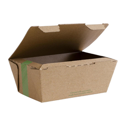 Vegware kompostierbare geriffelte  Box zum Mitnehmen(300 Stück)