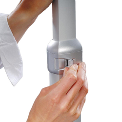 Freistehender Menürahmen Aluminium A4