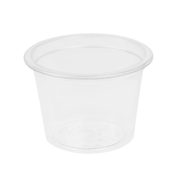 Vegware kompostierbarer runder Deli Becher 28ml (5000 Stück)