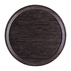 Roltex Original rundes Serviertablett antirutsch Wenge 45cm