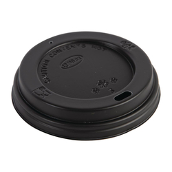 Fiesta Recyclable Deckel für 340ml- und 455ml-Heißgetränkebecher schwarz (50 Stück)