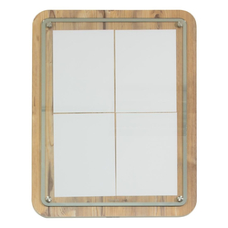 Securit schwarzer Stahl 8xA4 Informationsdisplay mit Ständer und Fuß