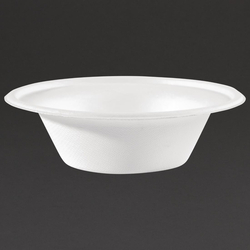 Fiesta Kompostierbare Bagasse-Schalen Rund 285ml (50 Stück)