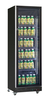 Combisteel Kühlschrank 1 Glastür Schwarz – Breite 620