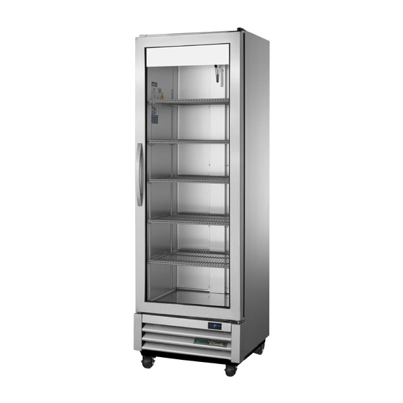 True Slimline Kühlschrank mit Einzelglastür T-15G-HC-FGD01
