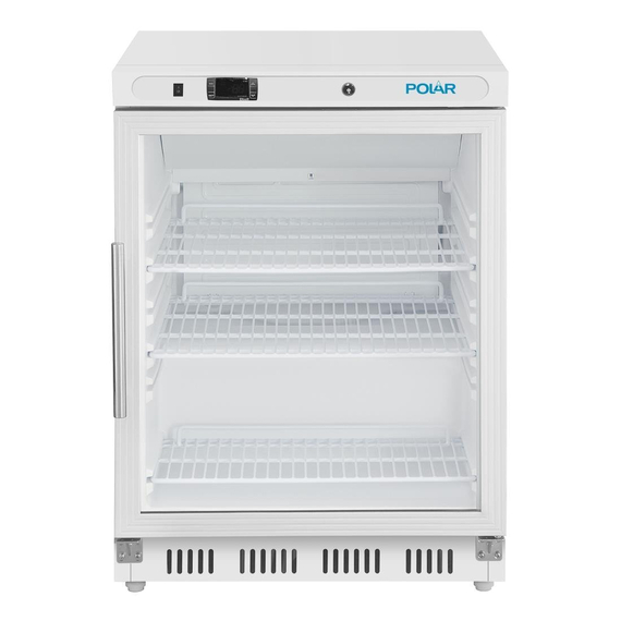 Polar C-Serie Unterbau-Display-Kühlschrank 150L Weiß
