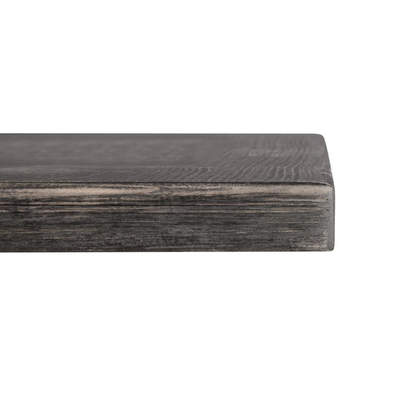 Bolero Vorgebohrte quadratische Tischplatte Vintage Black 700mm, Bild 4