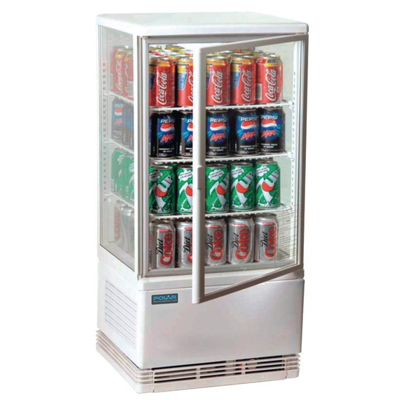 Polar C-Serie Energieeffizienter Ausstellungs-Kühlschrank Weiß 68Ltr, Bild 7