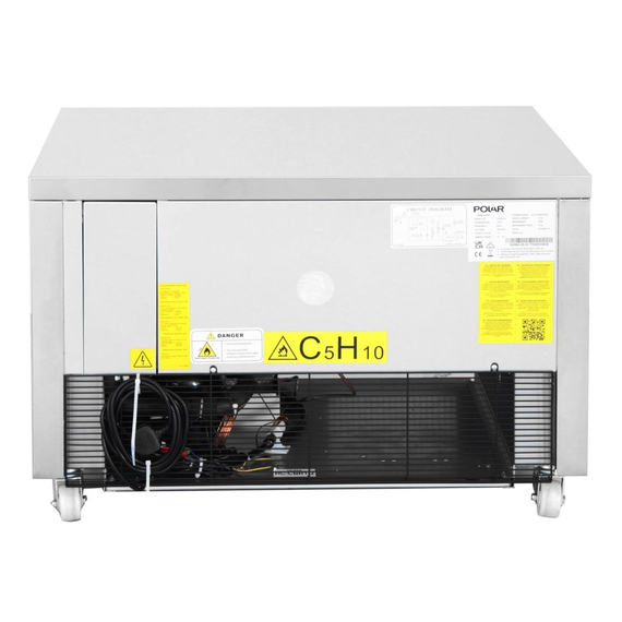 Polar Serie U flacher Kühl- und Tiefkühltisch mit 1 Schublade 2x GN, Bild 8