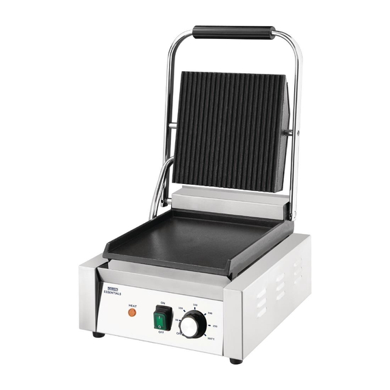 Nisbets Essentials Kontaktgrill gerillte obere Platte, Bild 9