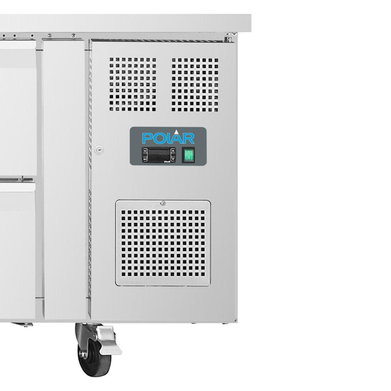 Polar Serie U GN-Kühltisch mit 6 Schubladen 465L, Bild 5