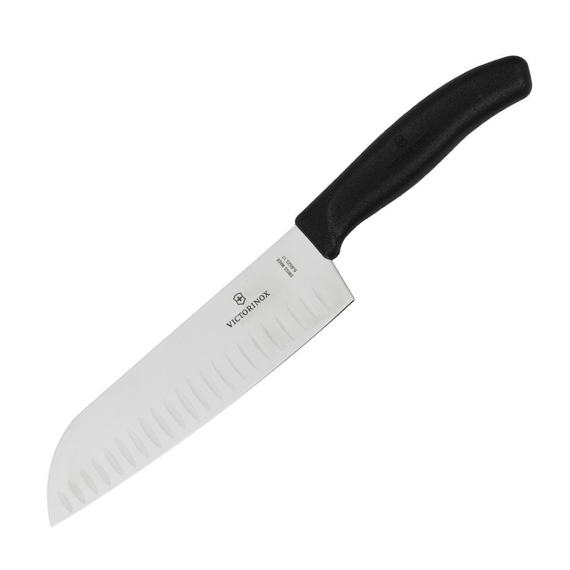 Victorinox Fibrox Santokumesser mit Kullen 17cm