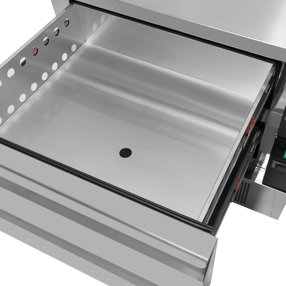 Polar Serie U Unterbaukühl- und Tiefkühltisch mit 2 Schubladen 6x GN1/1, Bild 8