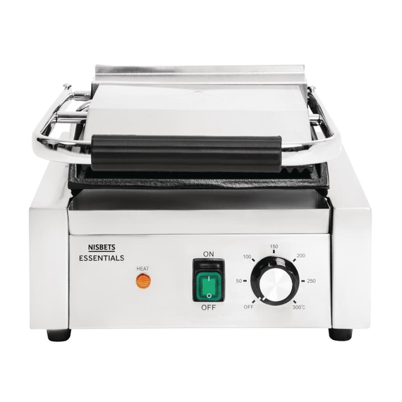 Nisbets Essentials Kontaktgrill gerillte obere Platte, Bild 3
